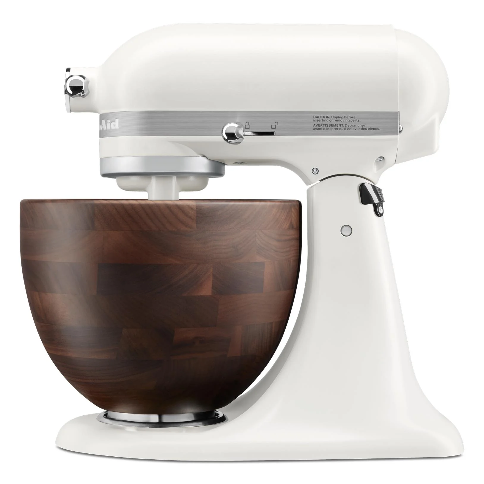 KitchenAid KSM156 4.7L Artisan Stand Mixer with Walnut Wood Bowl - Image 2