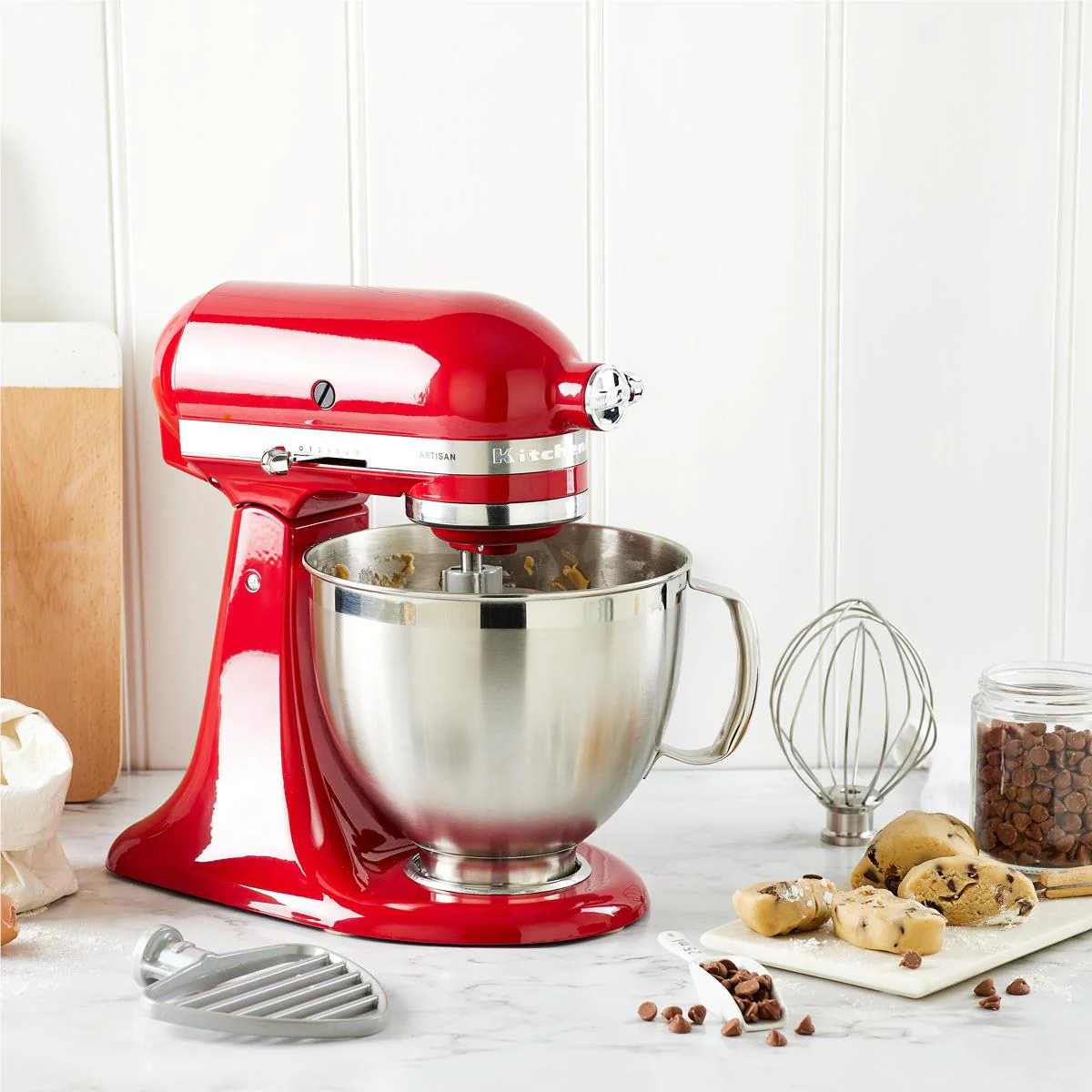 KitchenAid KSM195 4.7L Artisan Stand Mixer (Empire Red) - Image 5
