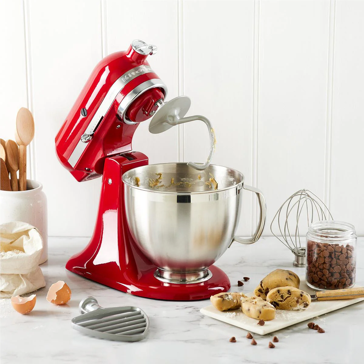 KitchenAid KSM195 4.7L Artisan Stand Mixer (Empire Red) - Image 6