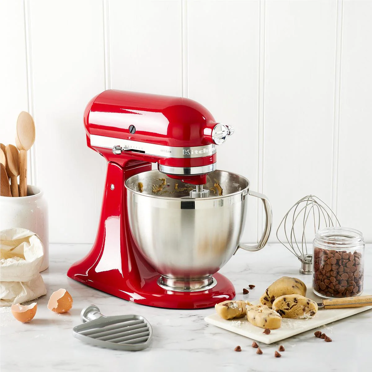 KitchenAid KSM195 4.7L Artisan Stand Mixer (Empire Red) - Image 7