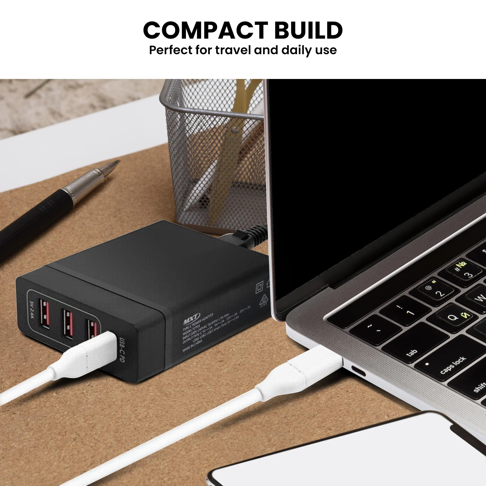 Klika MXT 72W Multi USB Port Travel Charger Station - Image 4