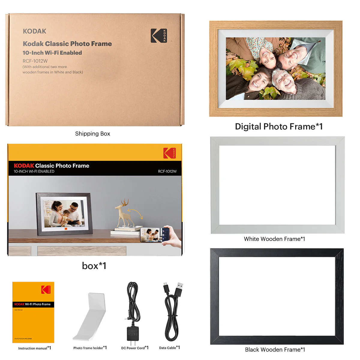 KODAK 10.1" Digital Photo Frame Bundle - Image 9