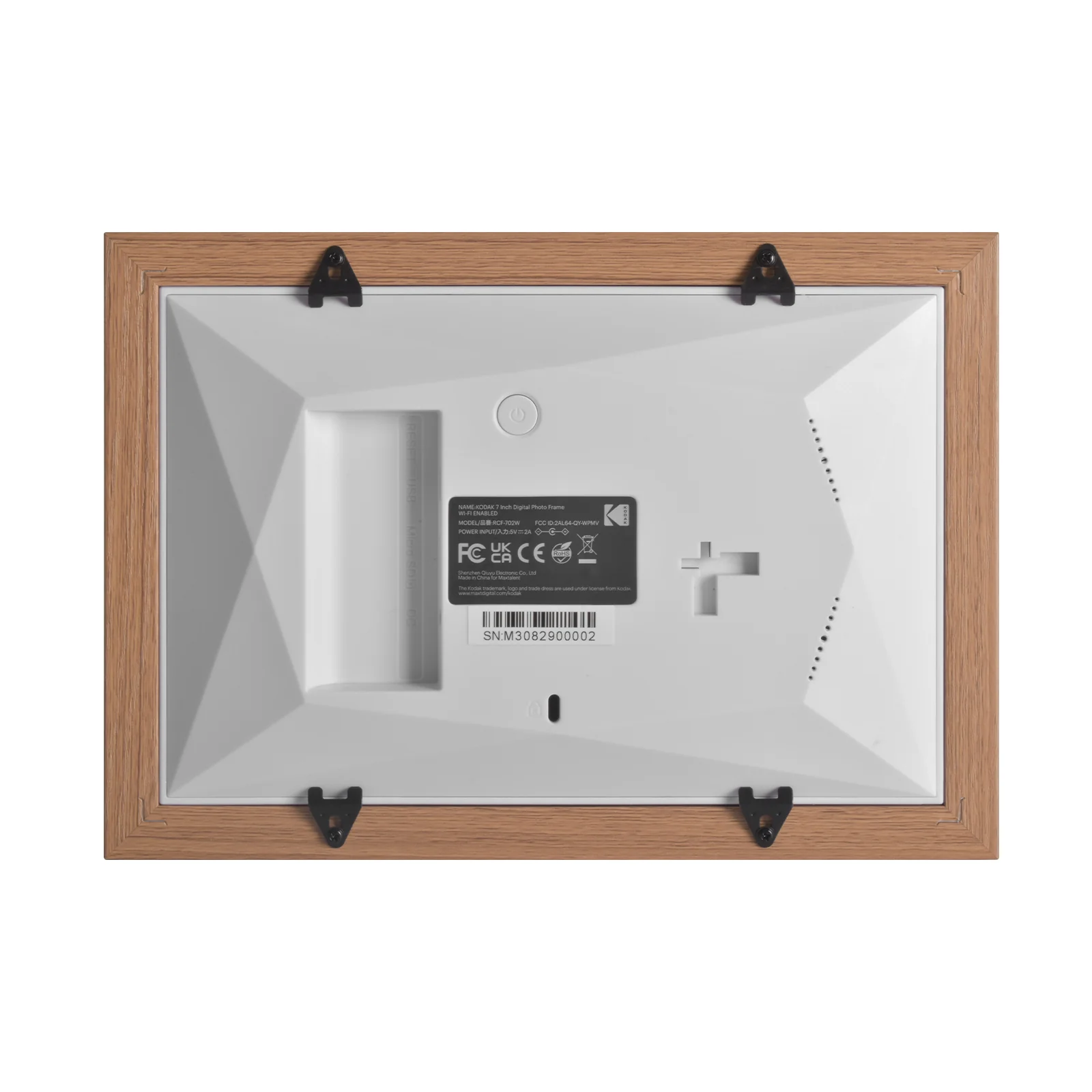 KODAK RCF-702W 7" Digital Photo Frame 32GB Wi-Fi (Natural Wood) - Image 3