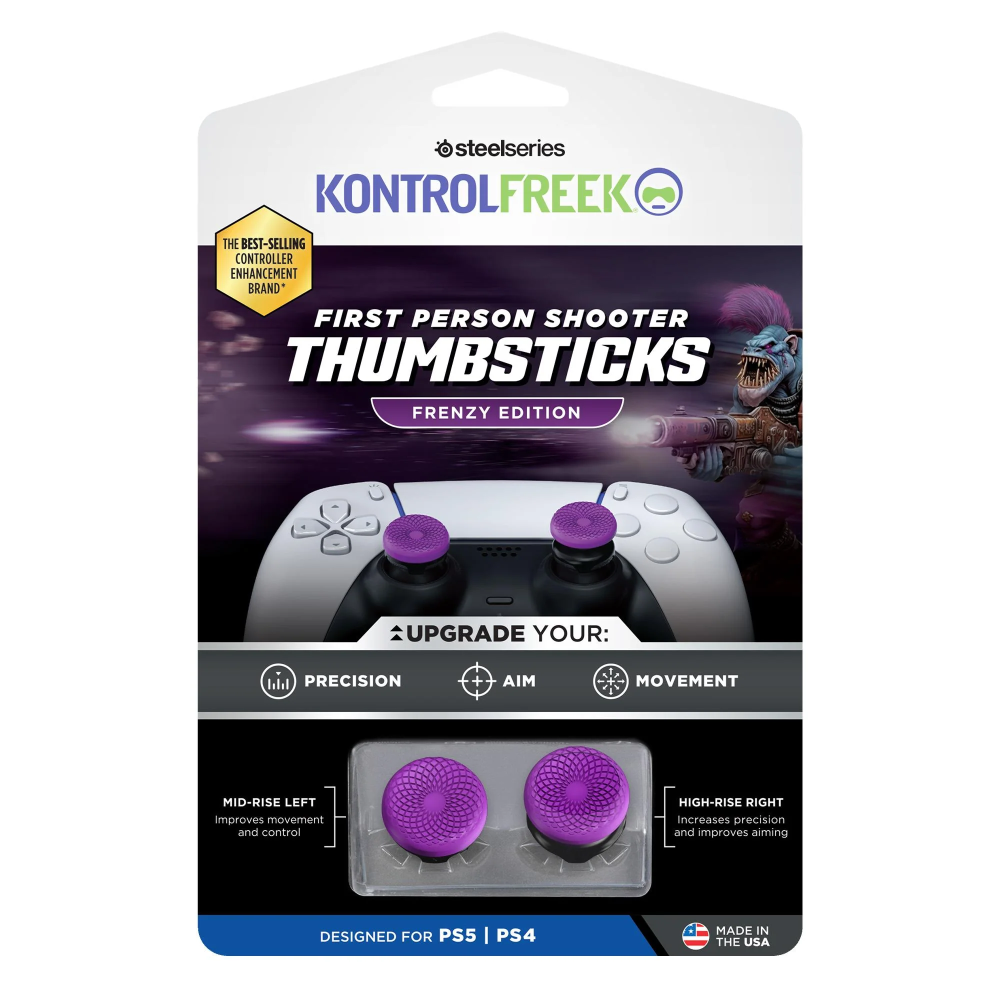 KontrolFreak FPS Frenzy (Purple/Black) for PlayStation - Image 2