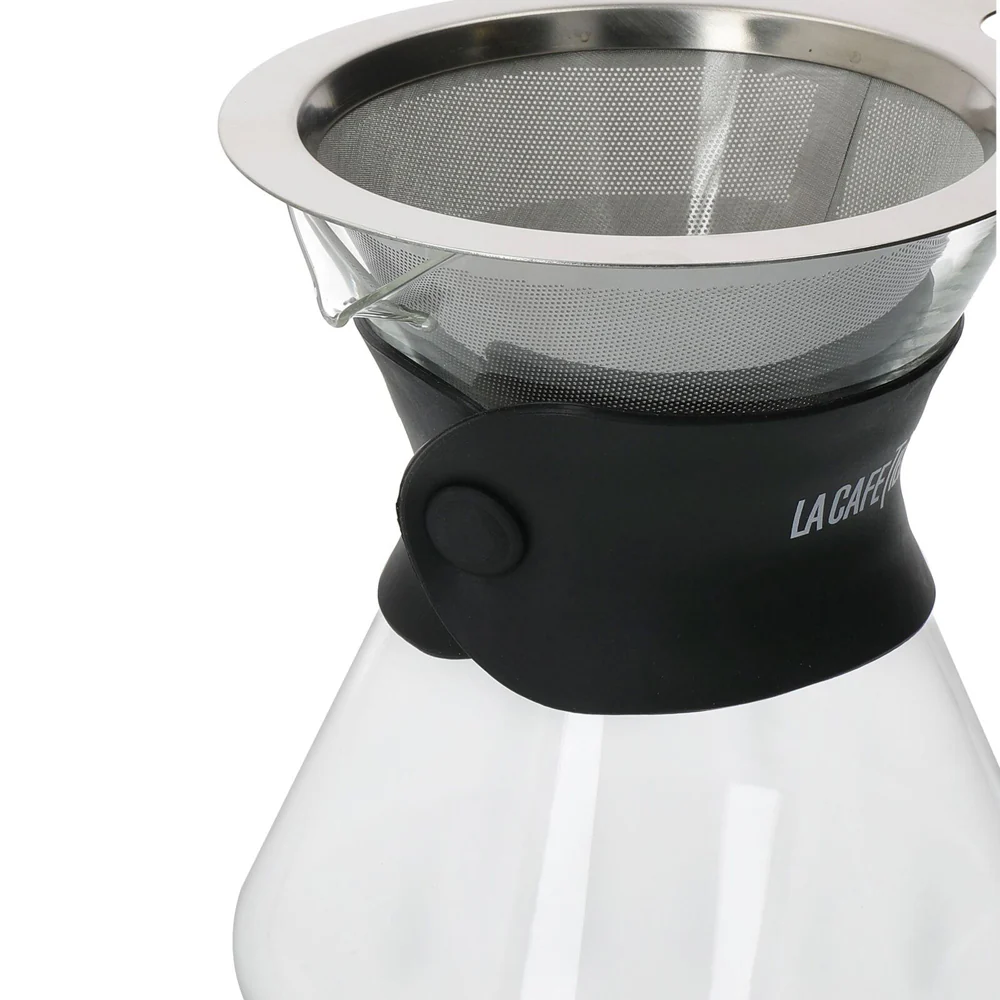 La Cafetiere 15cm/400ml 3-Cup Glass Coffee Dripper & Carafe Set - Image 8