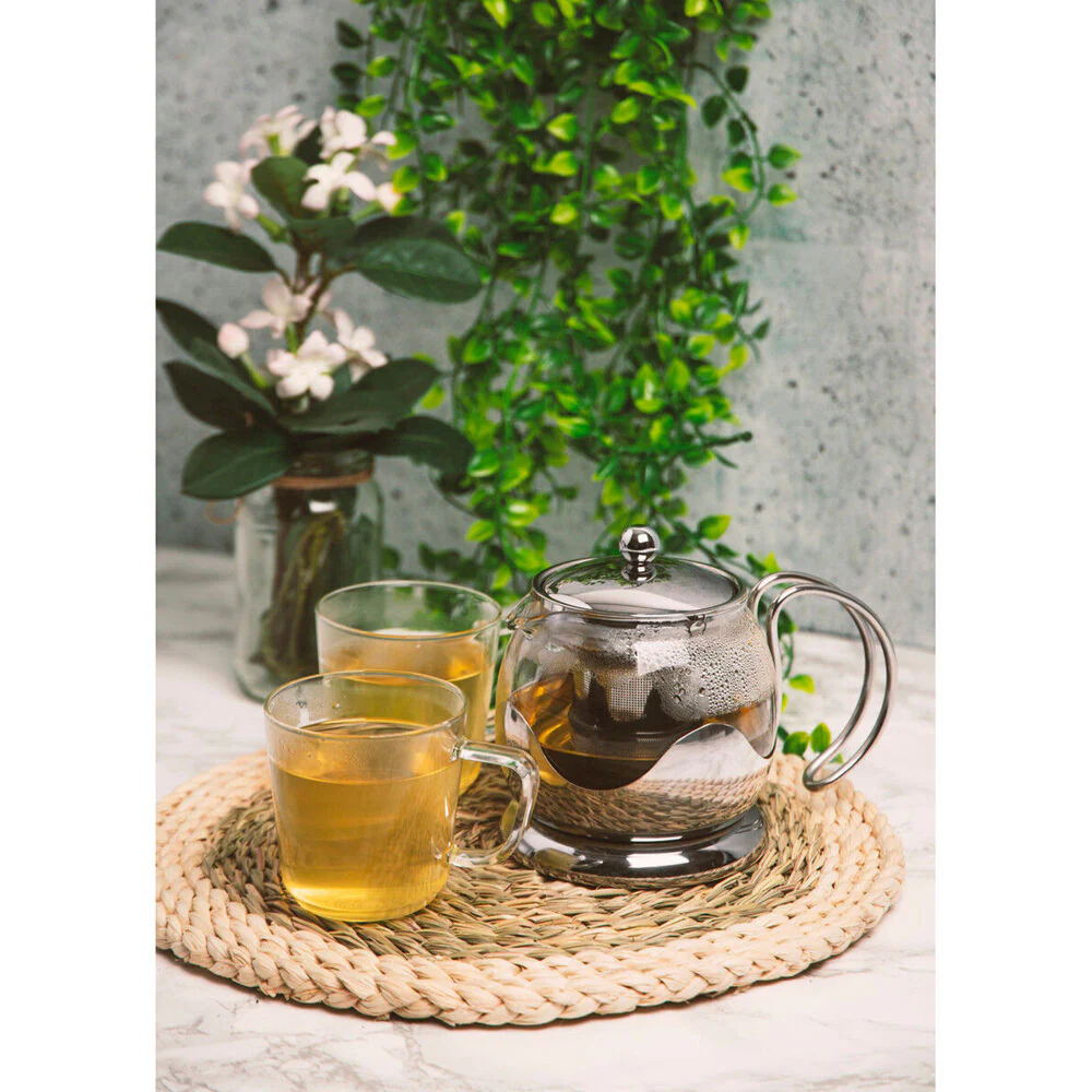 La Cafetiere 17.5cm/660ml Izmir Glass Teapot with Stainless Infuser - Image 4