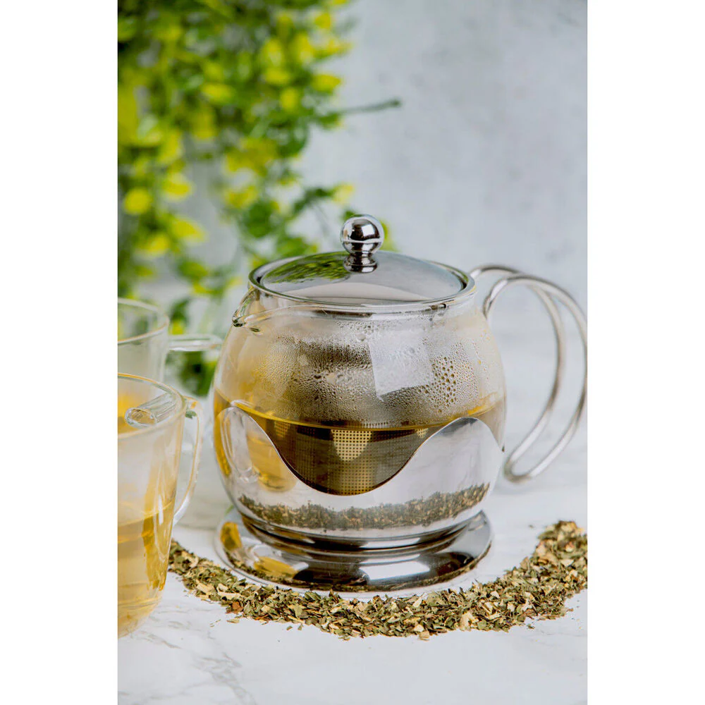 La Cafetiere 17.5cm/660ml Izmir Glass Teapot with Stainless Infuser - Image 5