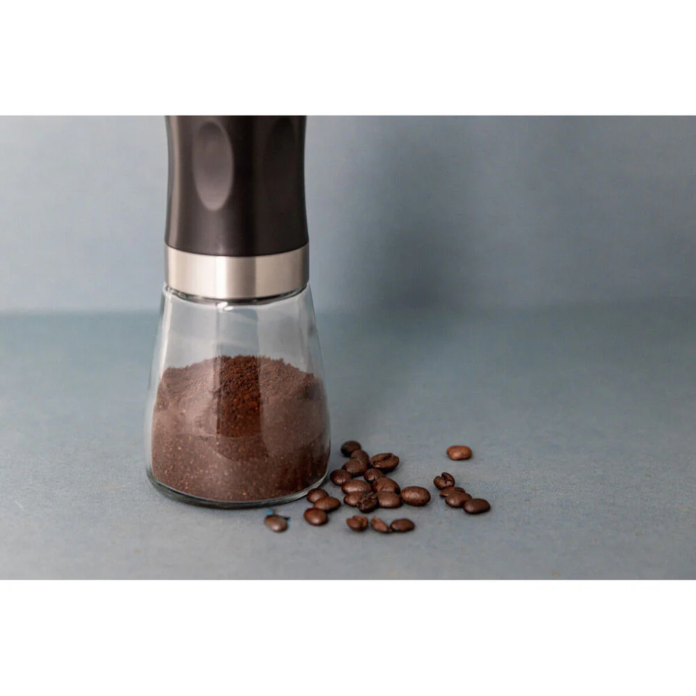 La Cafetiere 19.5cm Manual Stainless Steel Coffee Grinder Black - Small - Image 3