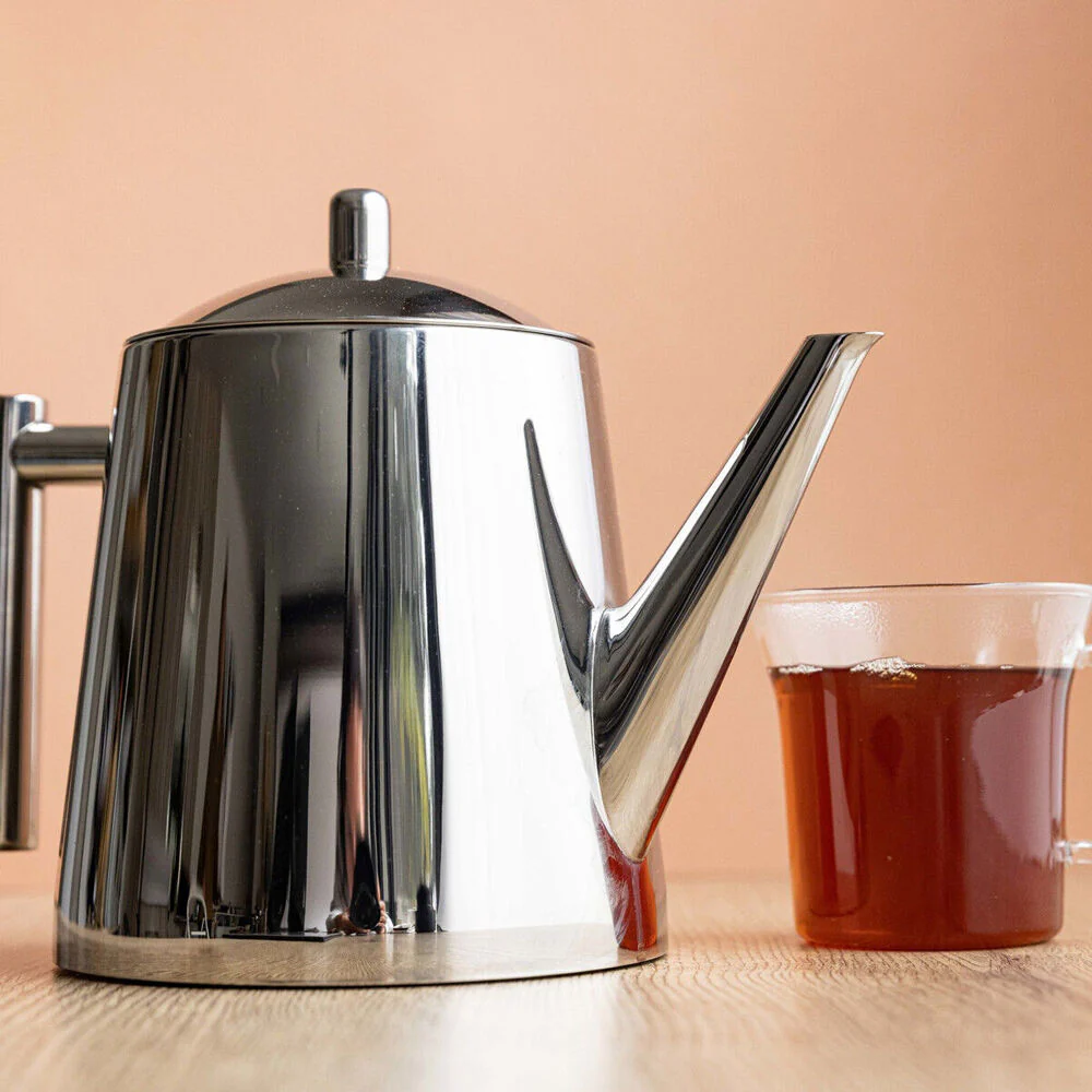 La Cafetiere 23cm/1.5L Stainless Steel Teapot with Infuser - Image 2
