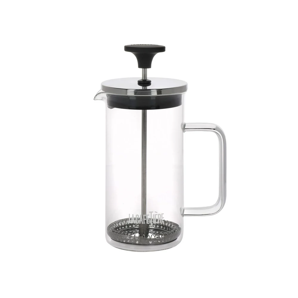 La Cafetiere 3-Cup 350ml Glass Coffee French Press (Clear) - Image 2