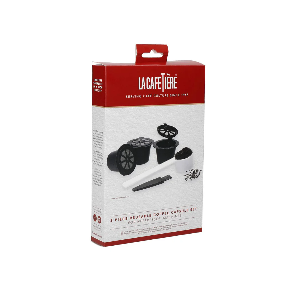 La Cafetiere 3-Pieces 11.5cm Reusable Coffee Pods for Nespresso Machines - Image 8