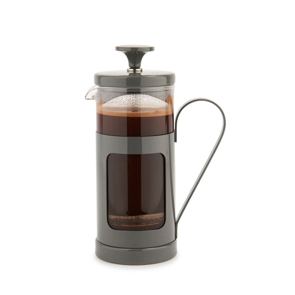 La Cafetiere Monaco 3-Cup 350ml SS/Glass French Press (Cool Grey) - Image 3