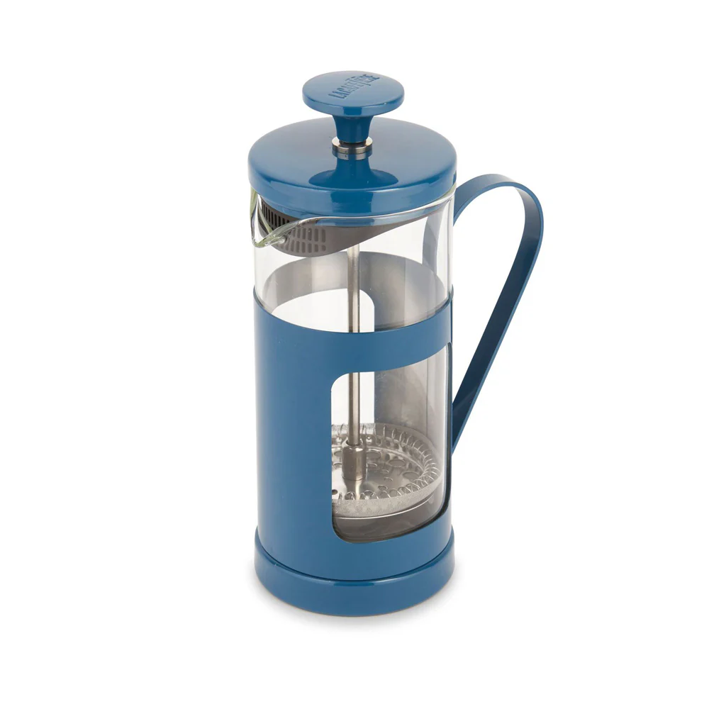 La Cafetiere Monaco 3-Cup 350ml SS/Glass French Press (Navy) - Image 2