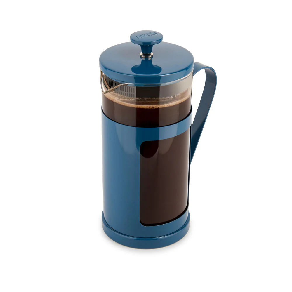 La Cafetiere Monaco 8-Cup 1L Stainless Steel Glass French Press (Navy) - Image 4
