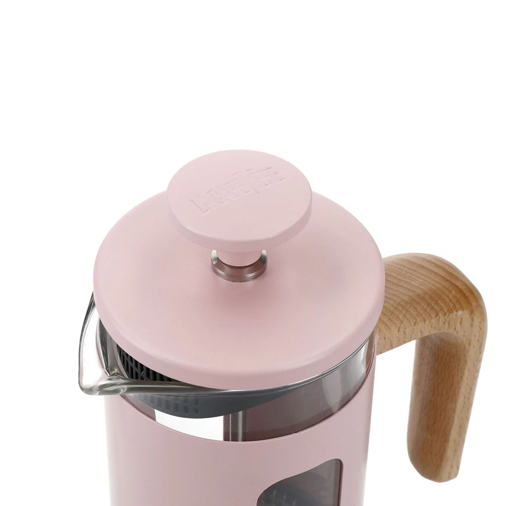 La Cafetiere Pisa 3-Cup 350ml Stainless Steel/Glass French Press (Pink) - Image 2