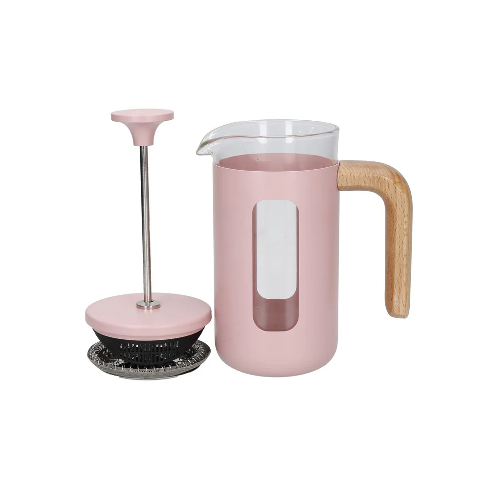 La Cafetiere Pisa 3-Cup 350ml Stainless Steel/Glass French Press (Pink) - Image 9