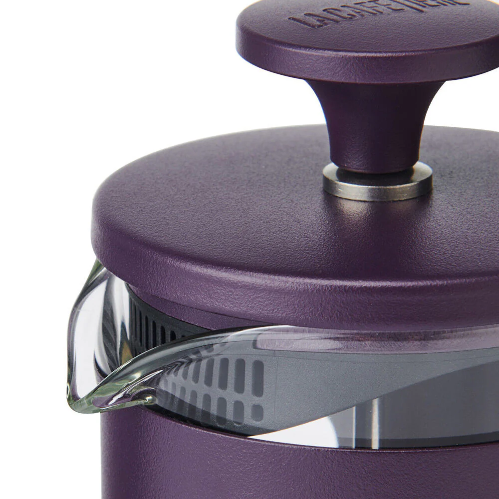 La Cafetiere Pisa 3-Cup Manual Glass Coffee Press Maker (Purple) - Image 2