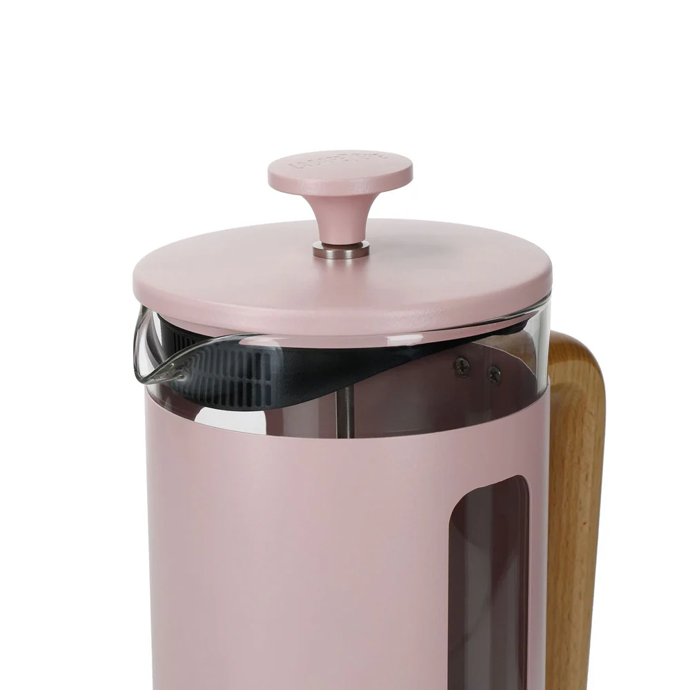 La Cafetiere Pisa 8-Cup 1L Stainless Steel/Glass Coffee French Press (Pink) - Image 2