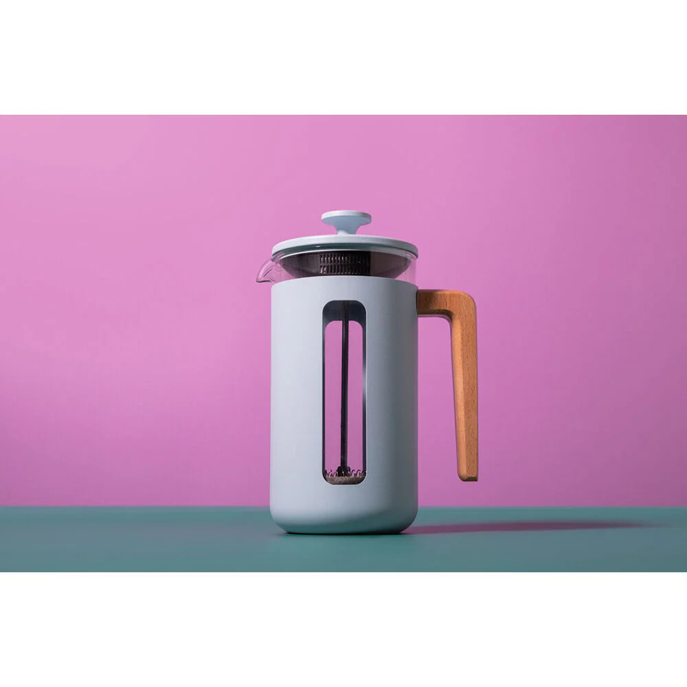 La Cafetiere Pisa 8-Cup Stainless Steel Coffee Press (Sky Blue) - Image 7