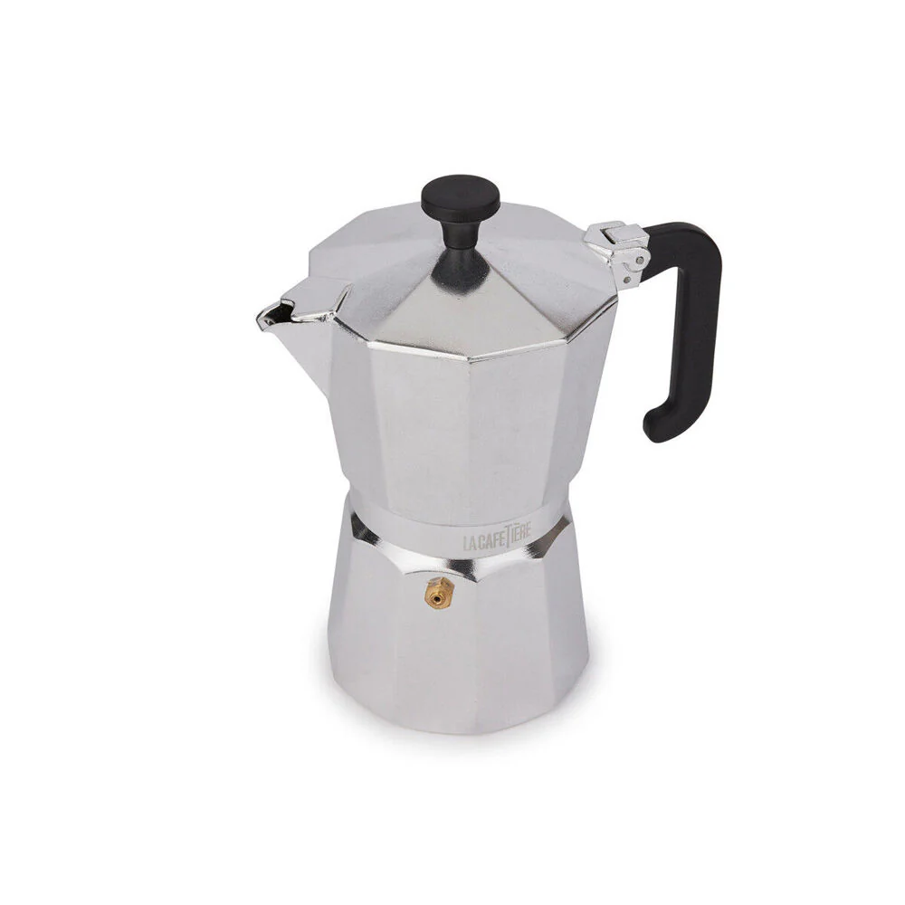 La Cafetiere Venice 6-Cup 290ml Espresso Maker Aluminum Coffee Pot (Silver) - Image 4