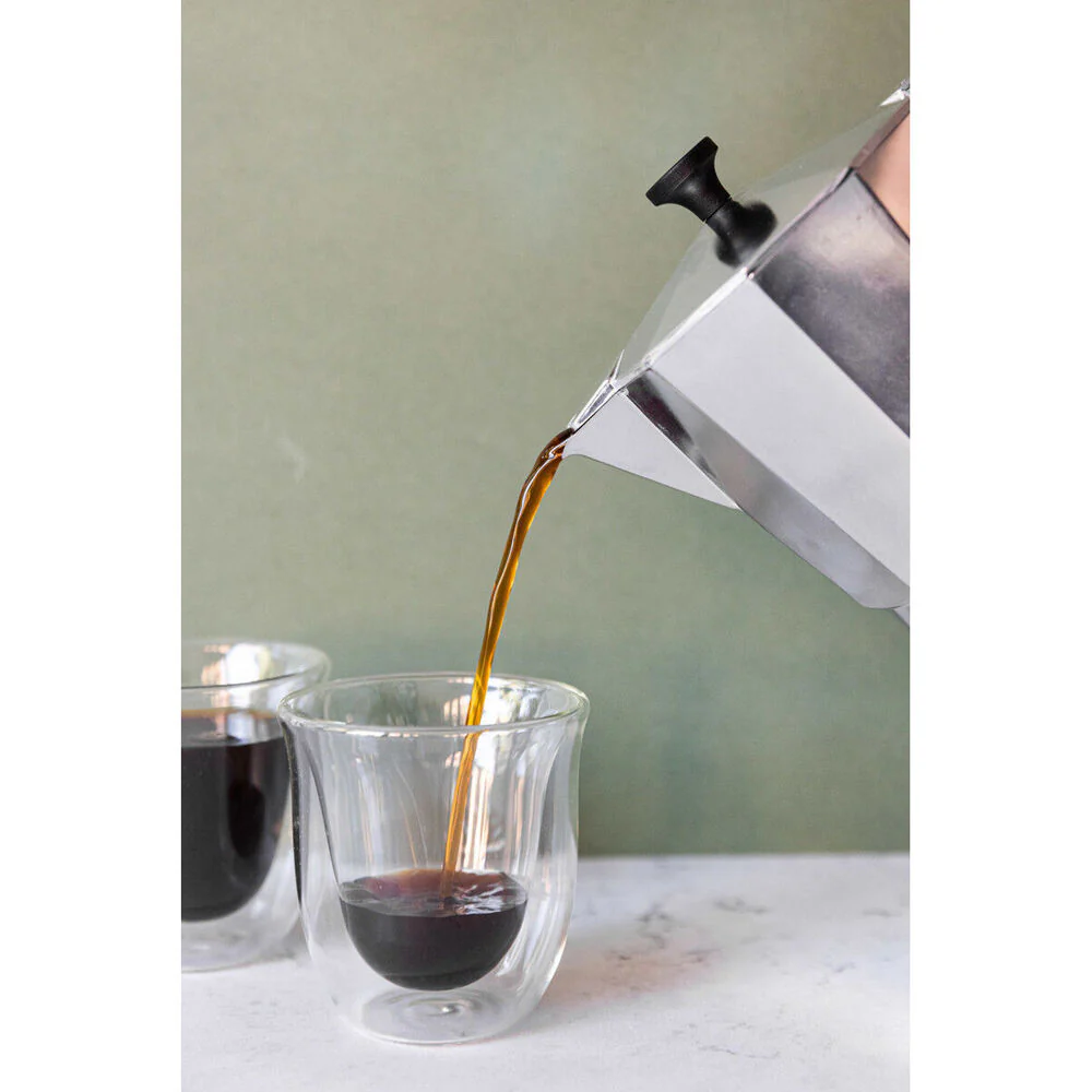 La Cafetiere Venice 6-Cup 290ml Espresso Maker Aluminum Coffee Pot (Silver) - Image 5