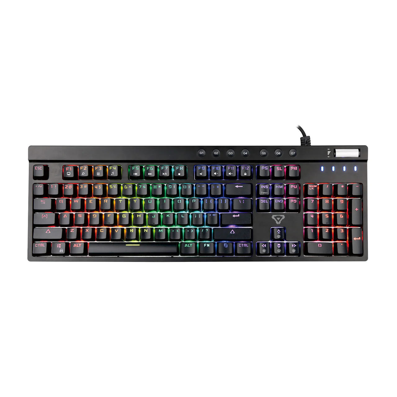 Laser 4-in-1 RGB Gaming Bundle with Keyboard Mouse Headset and Pad (Black) - Image 2