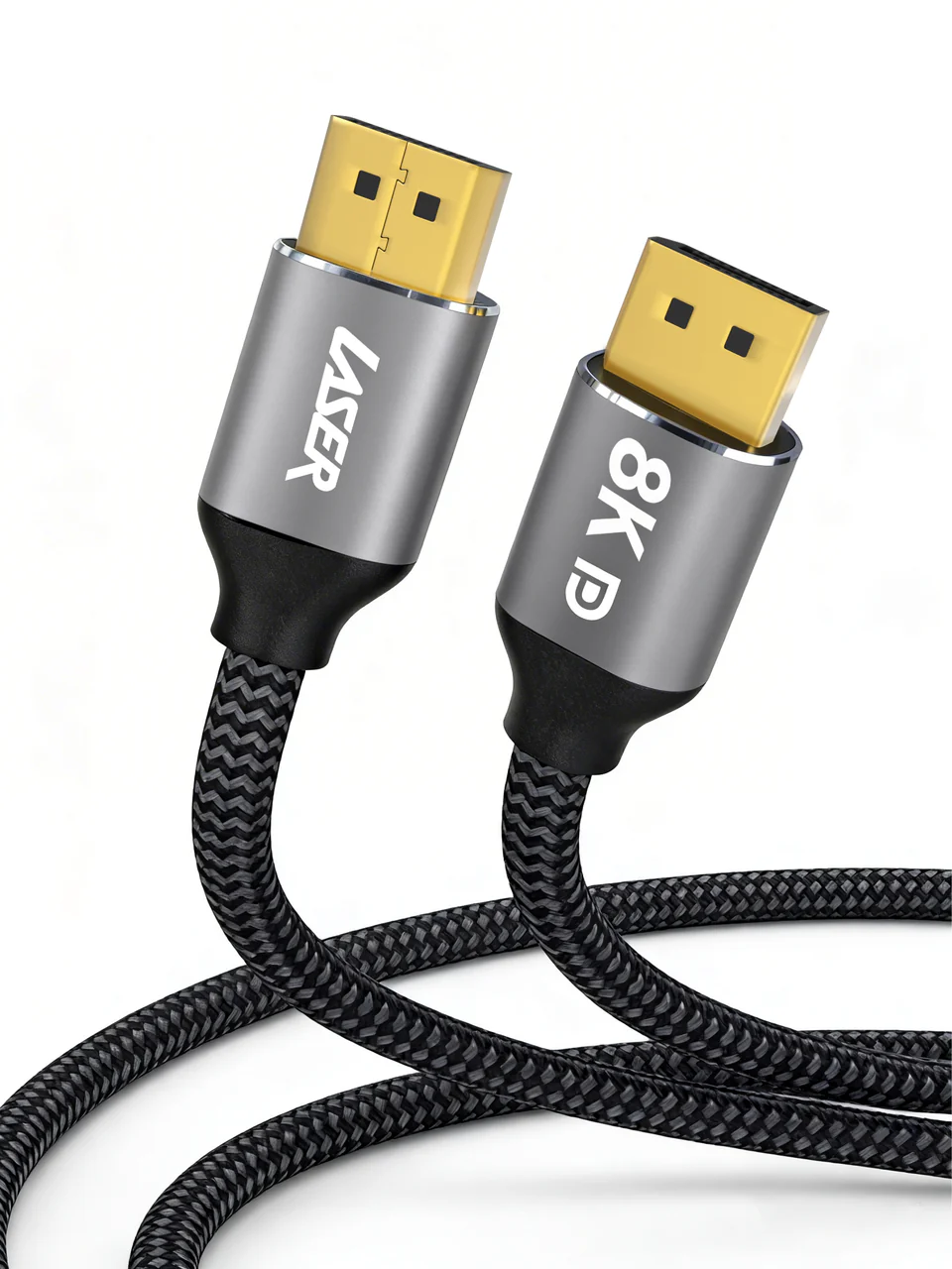 Laser 8K DisplayPort to DisplayPort Cable 2m (Grey) - Image 7