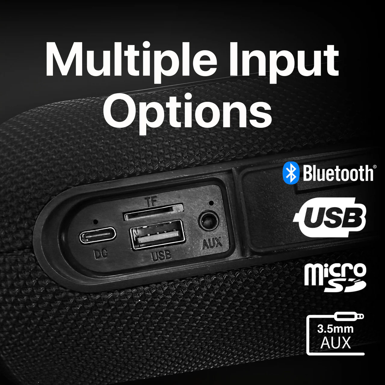 Laser Bluetooth Pill Speaker with RGB Lighting (Future Dusk) - Image 4