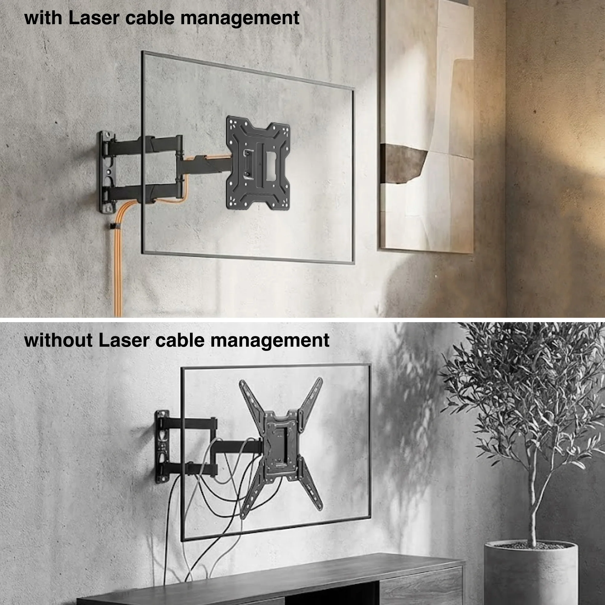 Laser Full Motion TV Wall Mount for 23-42 Inch TVs - Image 7