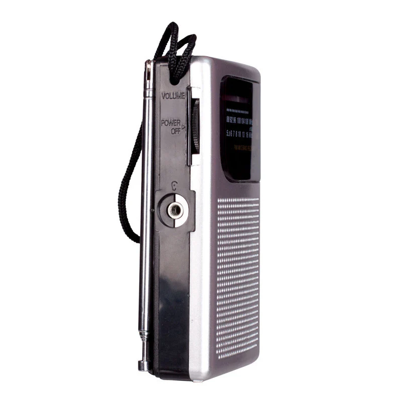Laser Pocket Radio AM FM Built-in Speaker and Earphones Socket - Image 3