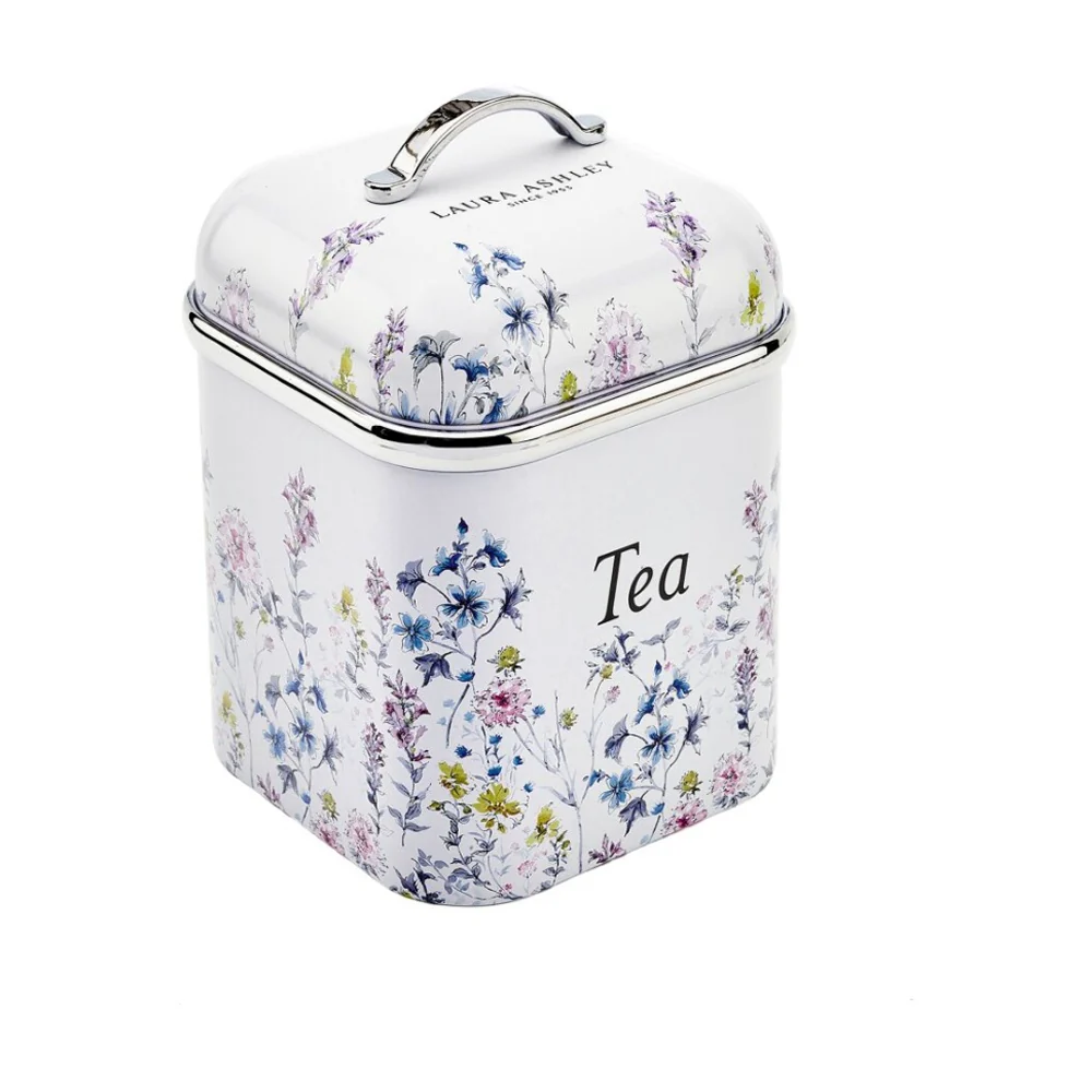 Laura Ashley 3pc Elveden Tea Coffee Sugar Canister Set Wild Meadow 200ml - Image 3