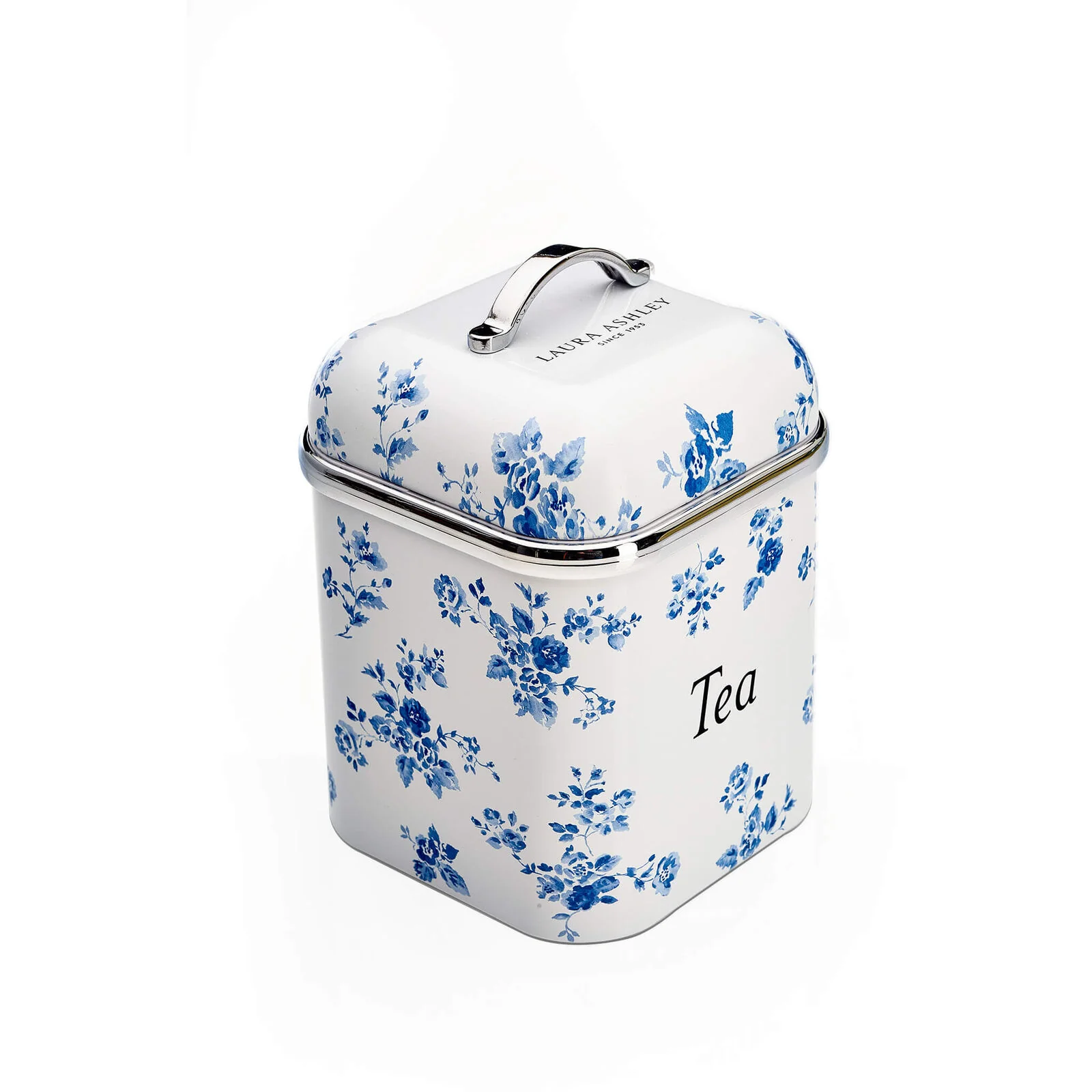 Laura Ashley China Rose Canister Set of 3 White - Image 3