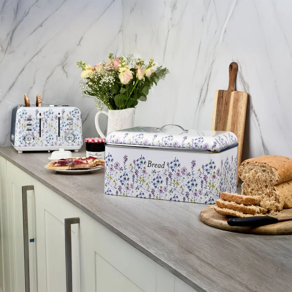 Laura Ashley Elveden Bread Bin Wild Meadow - Image 3