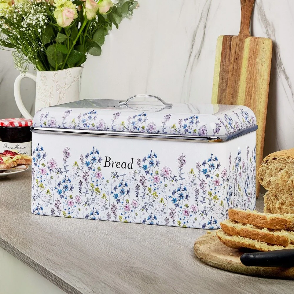 Laura Ashley Elveden Bread Bin Wild Meadow - Image 4