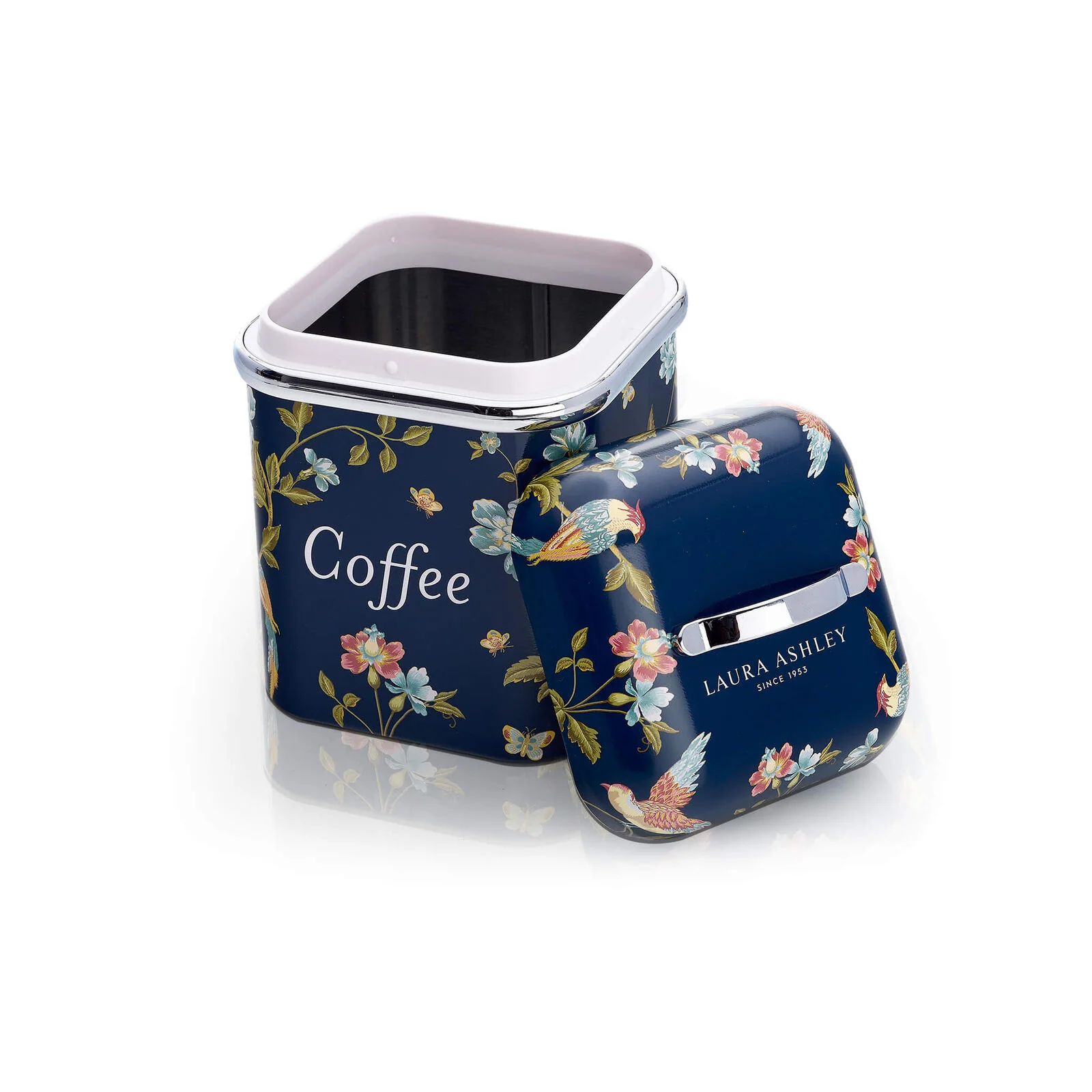 Laura Ashley Elveden Canister Set of 3 Navy Blue - Image 5