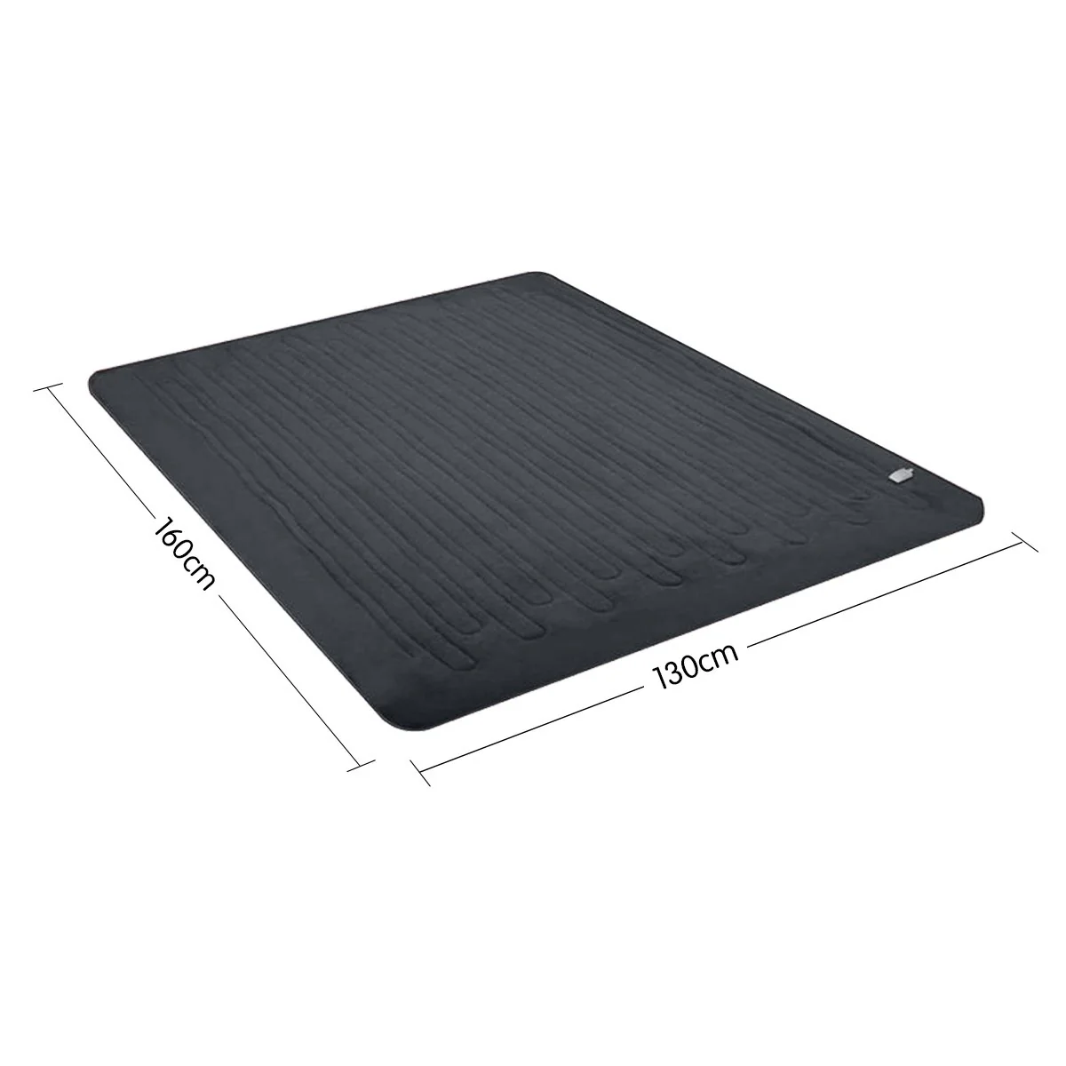 Laura Hill Heated Electric Blanket Fleece Throw (Grey) - Image 8