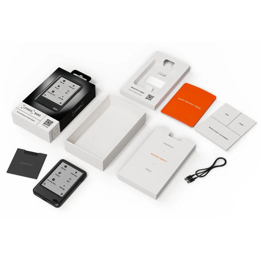 Ledger Nano Gen5 Hardware Wallet with Recovery Key (Jet Black) - Image 8