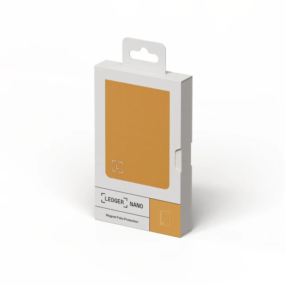 Ledger Nano Gen5 Magnet Folio Case (Bitcoin Orange) - Image 5
