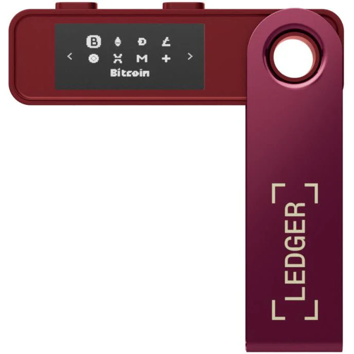 Ledger Nano S Plus Crypto Hardware Wallet (Crimson Magneta) - Image 5