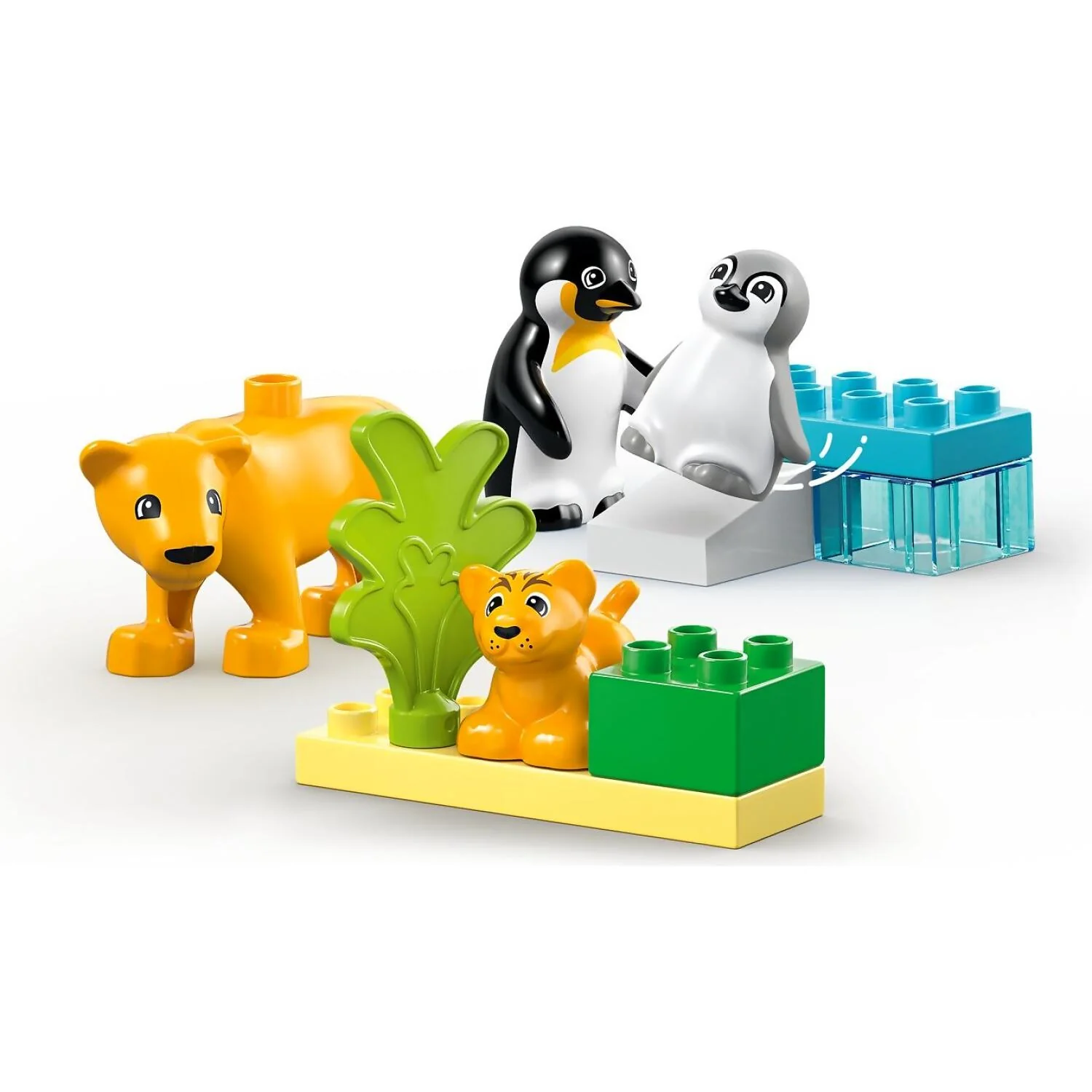 LEGO 10442 Wild Animal Families: Penguins & Lions - Duplo - Image 2