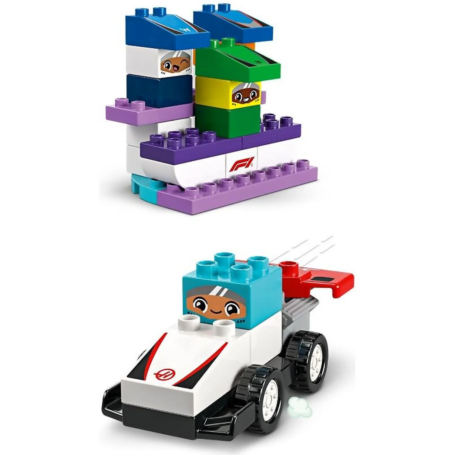 LEGO 10445 F1® Team Race Cars & Drivers - Duplo - Image 5