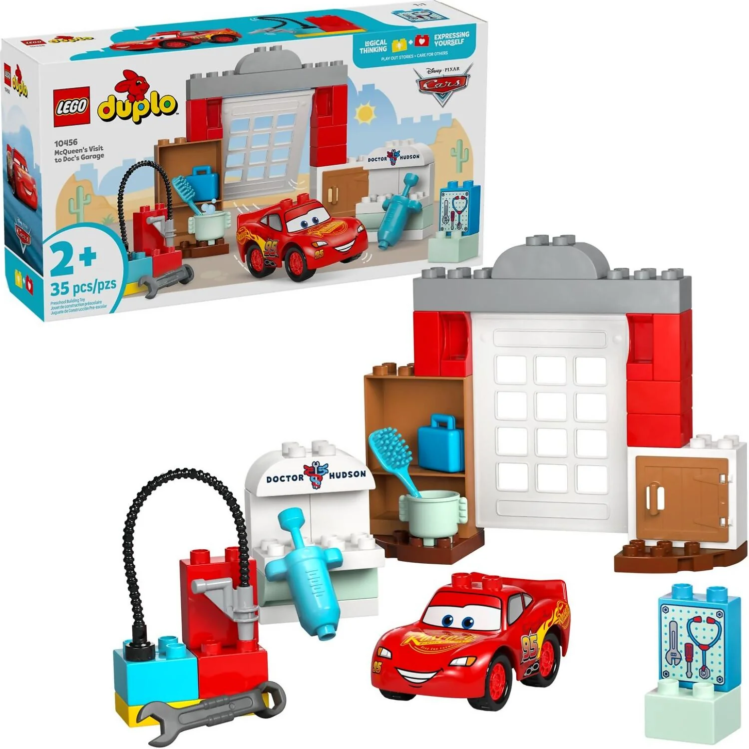 LEGO 10456 McQueens Visit to Docs Garage - Duplo