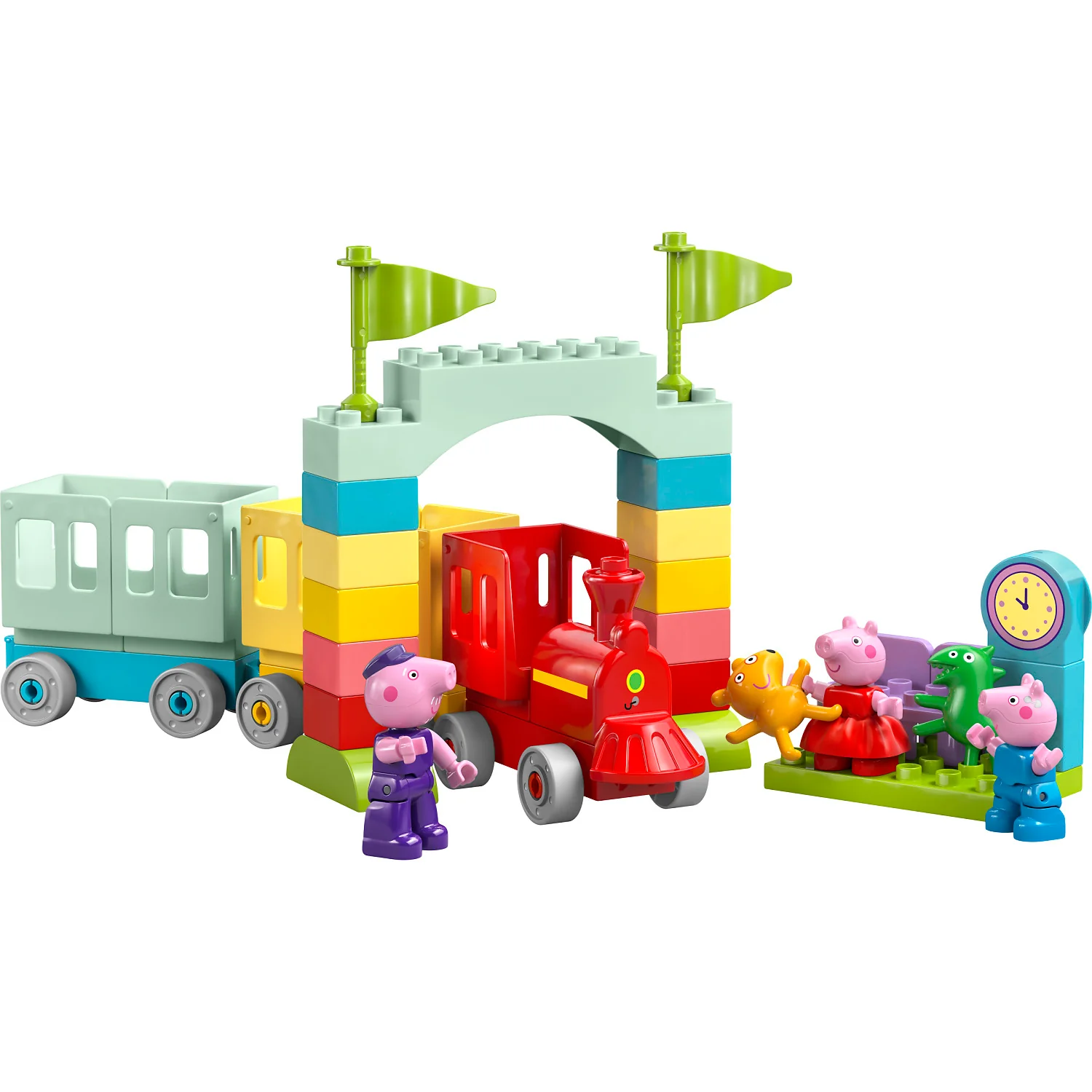 LEGO 10466 Train Ride with Grandpa Pig - Duplo Peppa Pig - Image 2