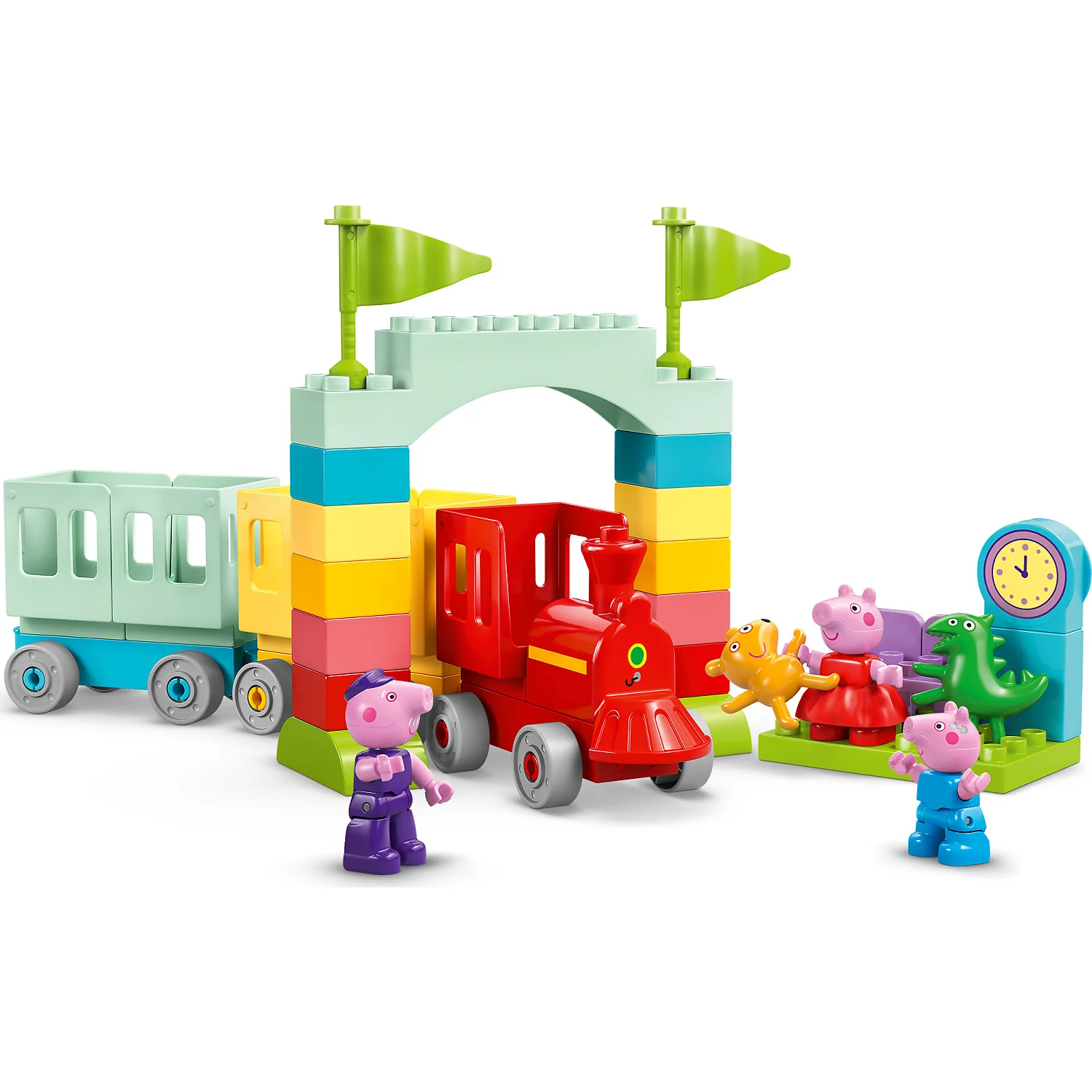 LEGO 10466 Train Ride with Grandpa Pig - Duplo Peppa Pig - Image 5