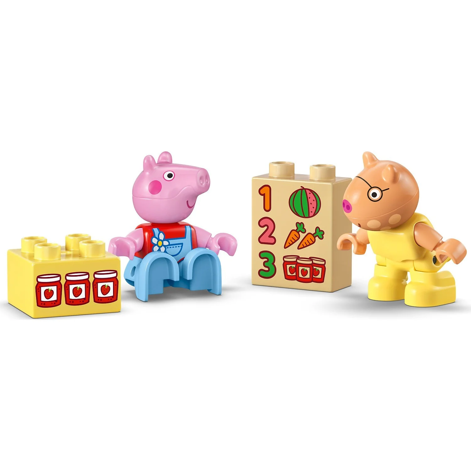 LEGO 10468 Peppa Pig Tractor and Market - Duplo - Image 5