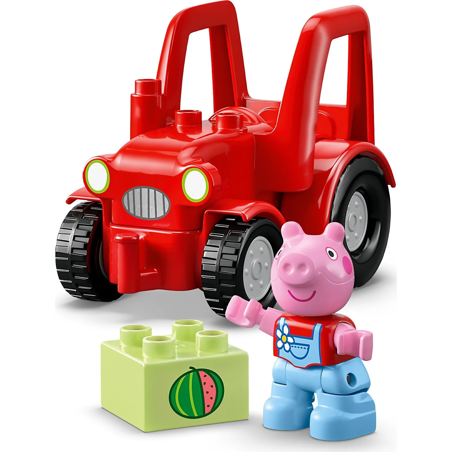 LEGO 10468 Peppa Pig Tractor and Market - Duplo - Image 6