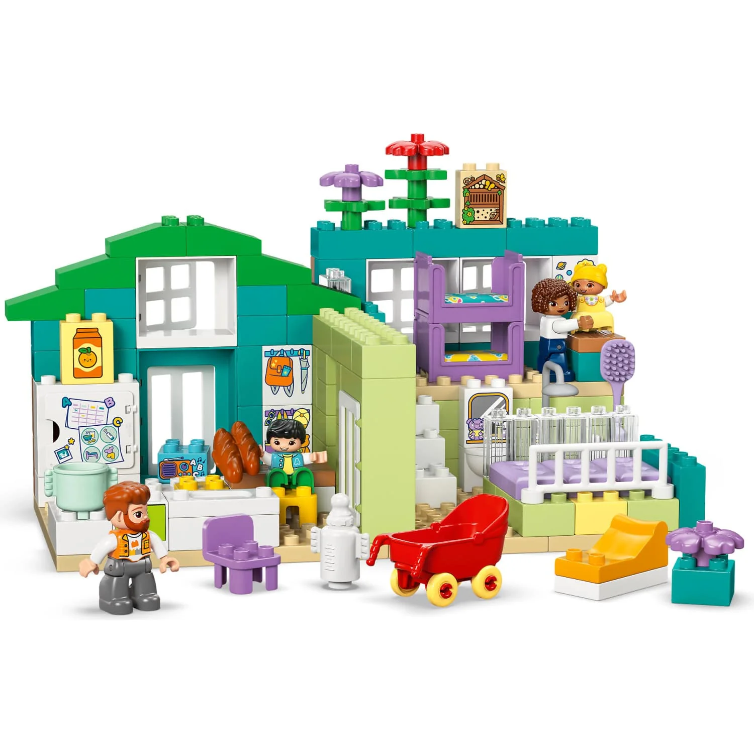 LEGO 10470 3 in 1 Modern Family House with Figures - Duplo - Image 3