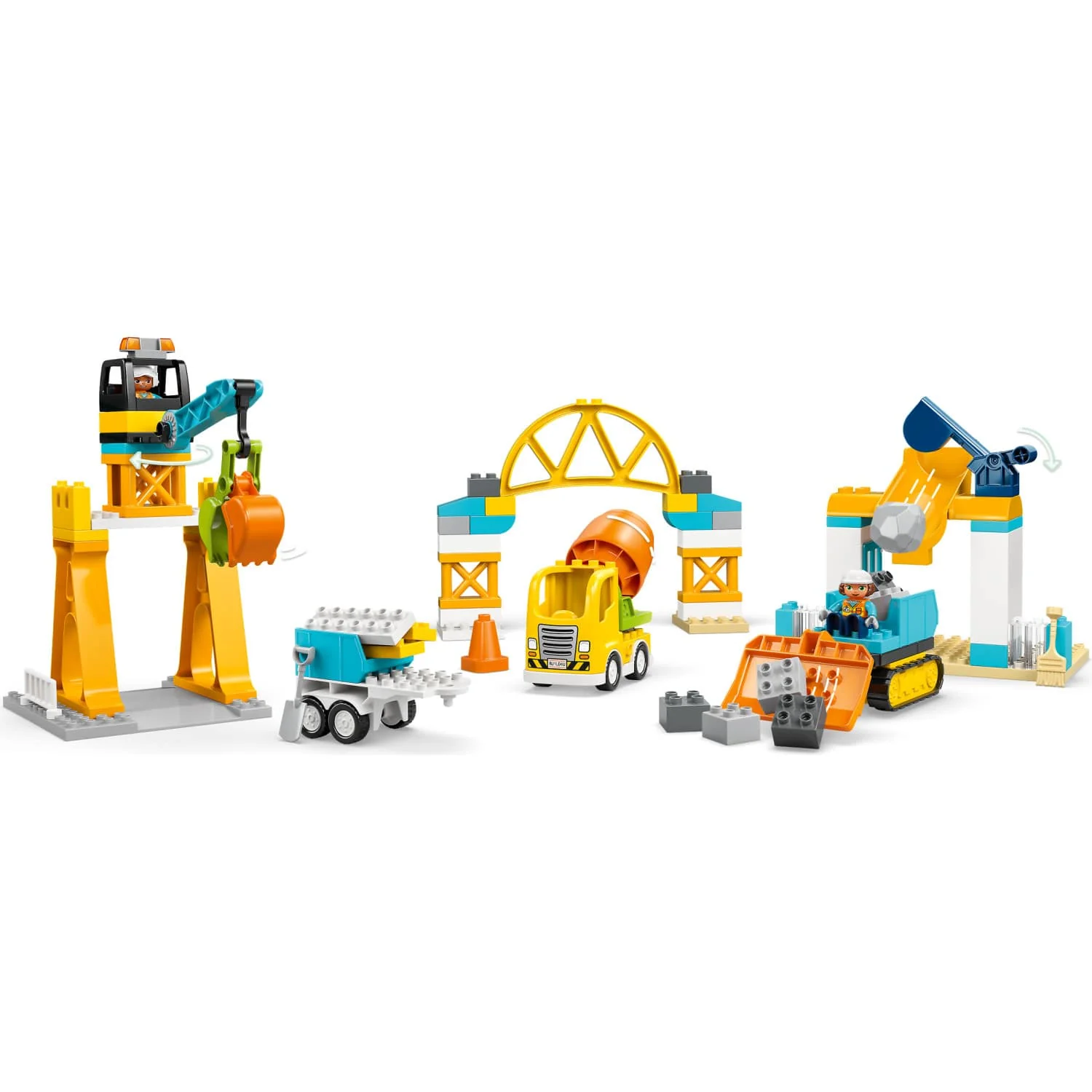 LEGO 10476 3 in 1 Construction Site and Vehicles - Duplo - Image 3