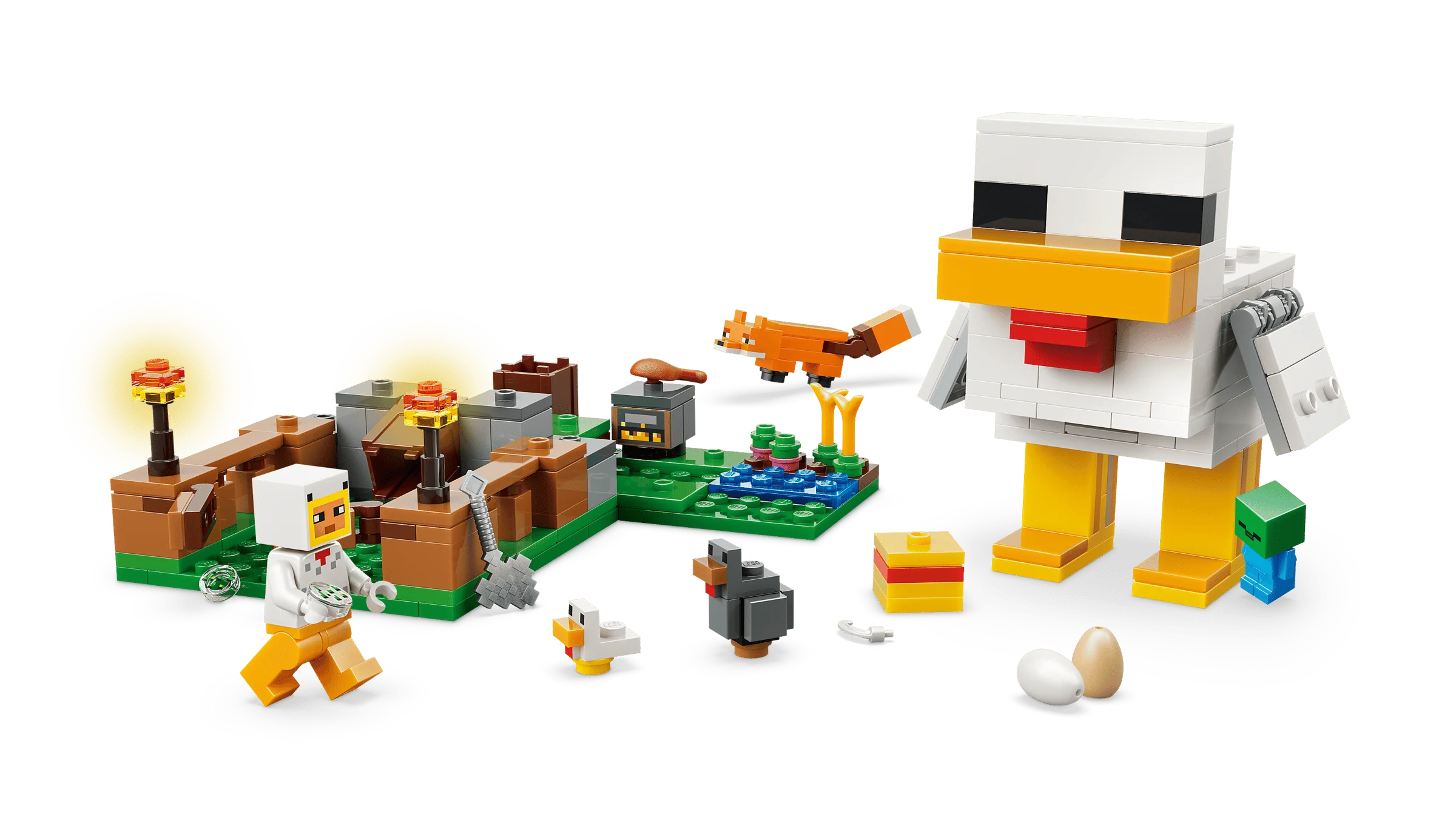 LEGO 21585 Chicken Farm - Minecraft - Image 4