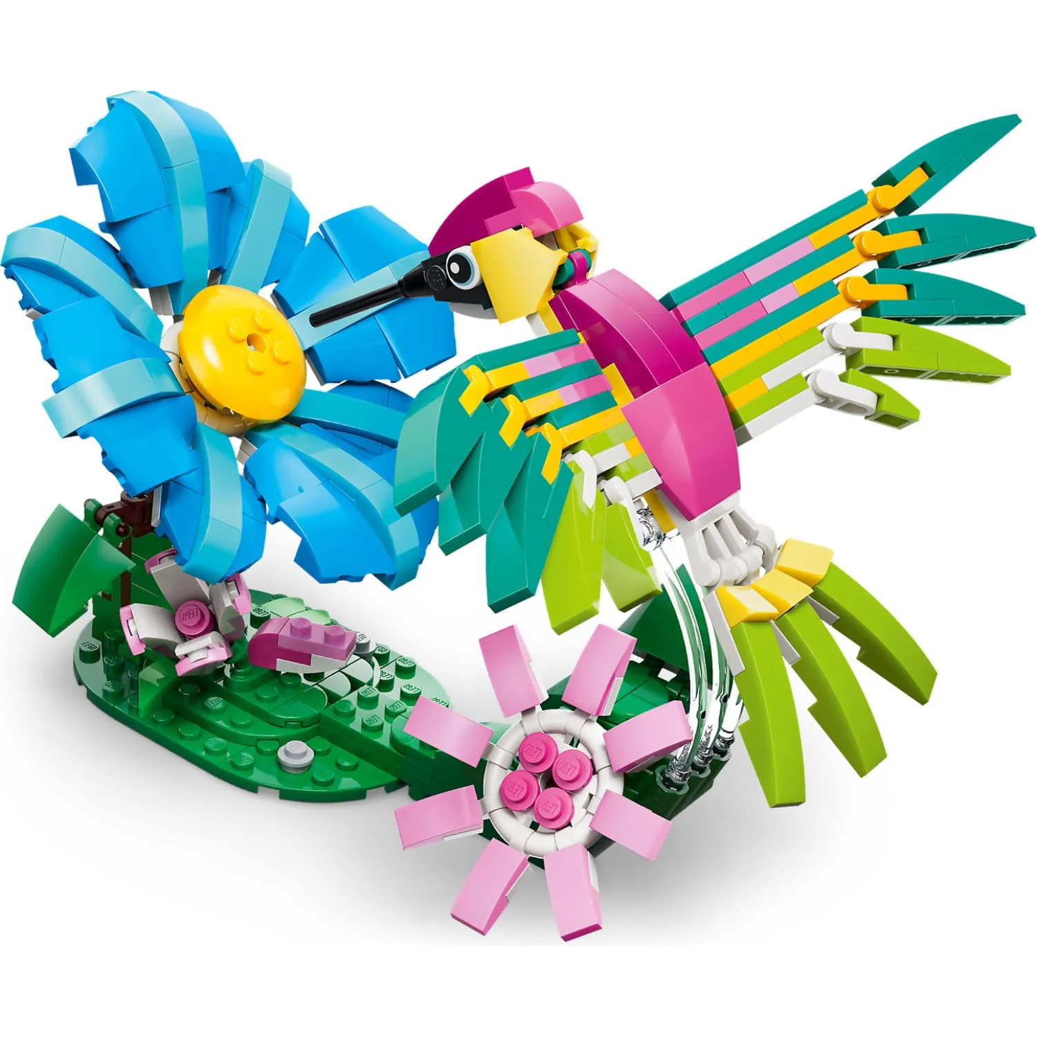LEGO 31384 Wild Animals: Colorful Hummingbird - Creator 3-in-1 - Image 5